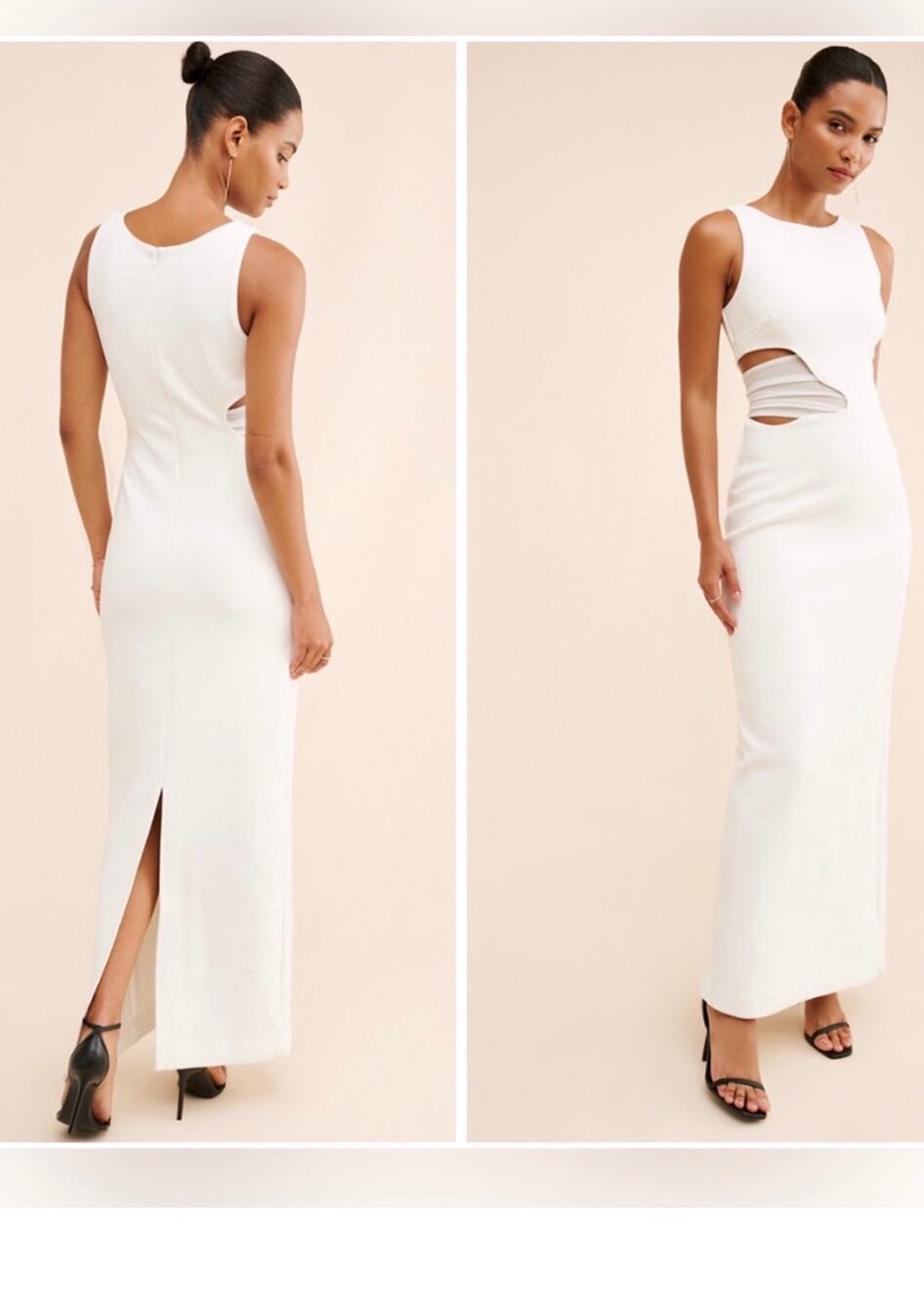 $390 TOJHÀ Valentina Sleeveless Maxi Dress. Size XS
